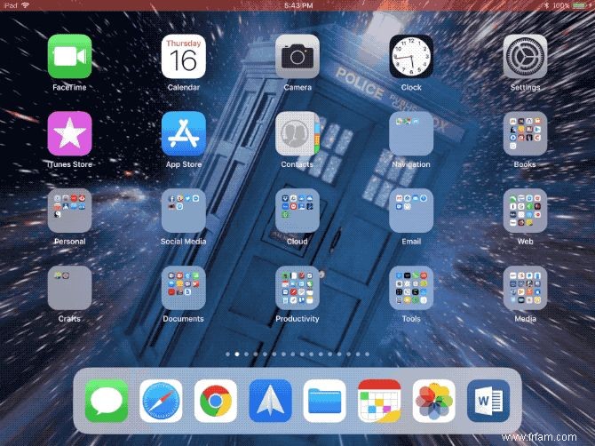 Utilisez la station d accueil iPad iOS 11s pour un meilleur multitâche et un changement d application 