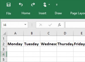 Comment créer un modèle de calendrier dans Excel 