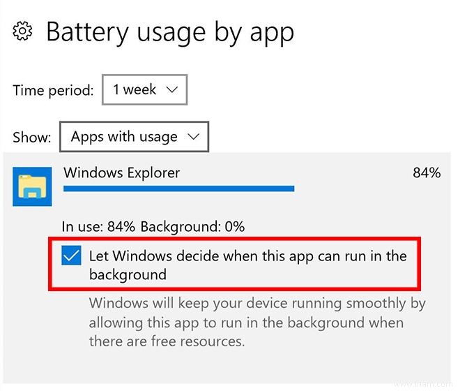 Comment économiser la vie de la batterie dans Windows 10 avec la limitation de puissance 