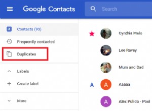 Comment rechercher et fusionner des contacts en double dans Google 