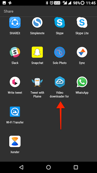 Télécharger des vidéos de Facebook, Instagram et Twitter sur Android 