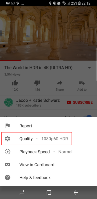 Google commence le déploiement majeur de YouTube HDR pour l application mobile Android 