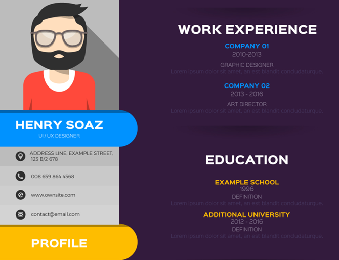 12 modèles de CV infographiques simples, attrayants et gratuits 