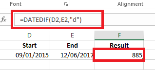 Comment utiliser Excel pour calculer entre les dates 