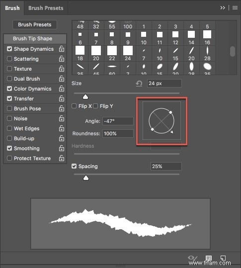 Comment faire pivoter n importe quel pinceau dans Photoshop en seulement 5 secondes avec une astuce rapide 