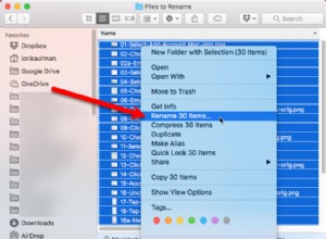 Comment renommer plusieurs fichiers par lots sur votre Mac 