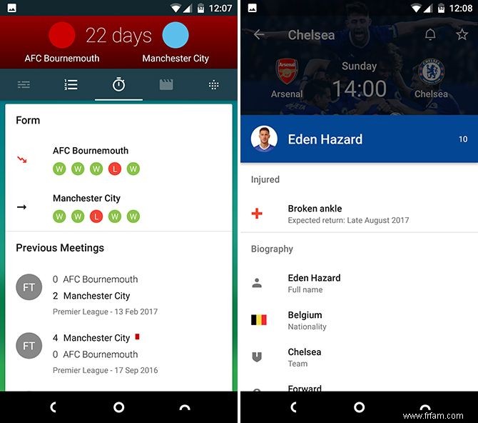 11 meilleures applications Android pour suivre la nouvelle saison EPL 