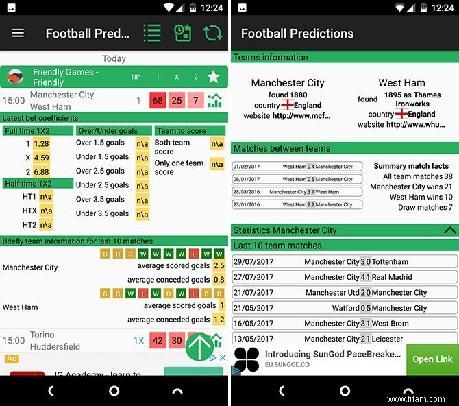 11 meilleures applications Android pour suivre la nouvelle saison EPL 