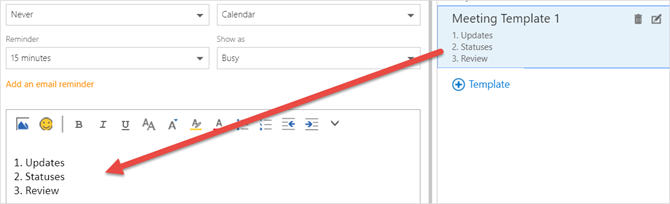 Comment créer des modèles de réunion dans les calendriers Google et Outlook 