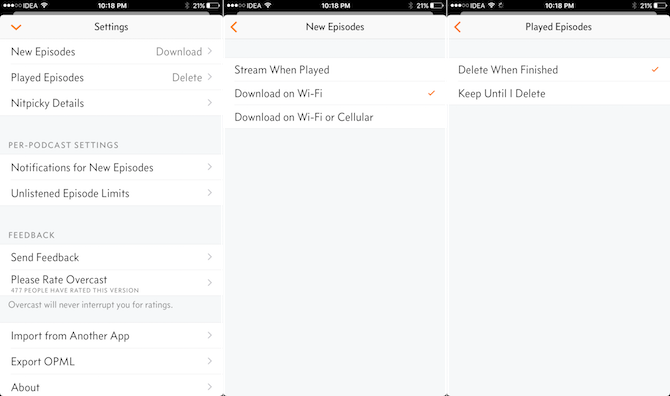 Profitez des podcasts avec Overcast, la meilleure application de podcast pour iPhone 