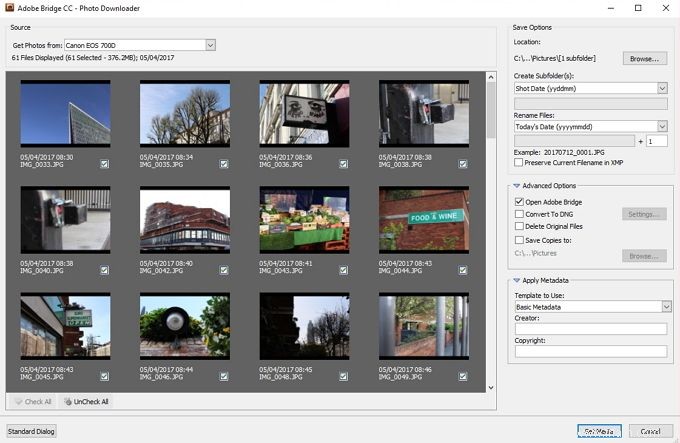 Comment télécharger des photos depuis votre appareil photo avec Adobe Bridge 