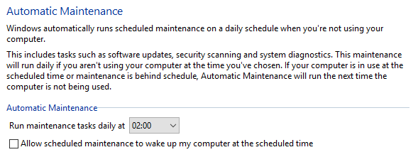 Comment désactiver la maintenance automatique de Windows et que faire à la place 
