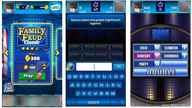 Family Feud, Jeopardy et plus de jeux télévisés pour votre téléphone 