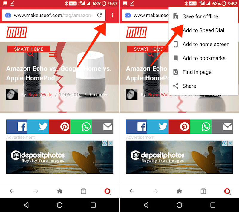 Comment enregistrer des pages Web pour une visualisation hors ligne sur Android 