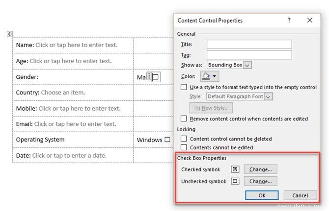 Créez un formulaire à remplir dans Word 2016 et collectez des données en toute simplicité 