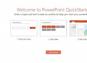 PowerPoint QuickStarter décrit instantanément toute nouvelle présentation et vous démarre du bon pied 