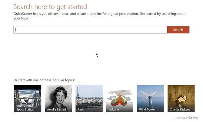 PowerPoint QuickStarter décrit instantanément toute nouvelle présentation et vous démarre du bon pied 