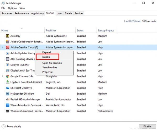 Cette astuce simple accélère le démarrage de Windows 10 