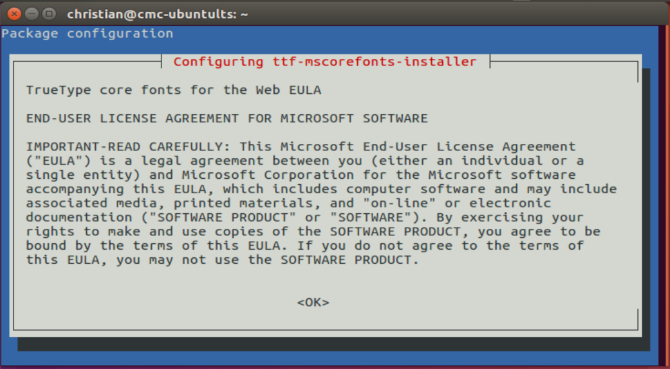 Comment installer les polices de texte Microsoft dans Ubuntu Linux 