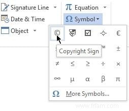 Le moyen facile d insérer des symboles spéciaux dans Microsoft Word 