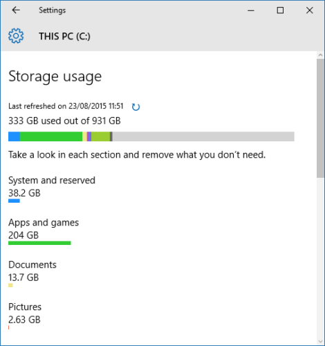 Libérez automatiquement de l espace disque avec Windows 10 Storage Sense 