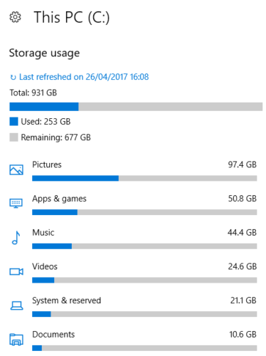 Libérez automatiquement de l espace disque avec Windows 10 Storage Sense 