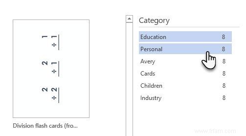 Comment créer des fiches dans Microsoft Word 2016 