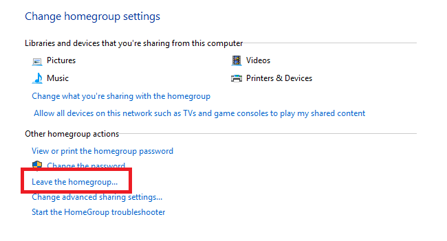 Comment désactiver et supprimer HomeGroup pour Windows 