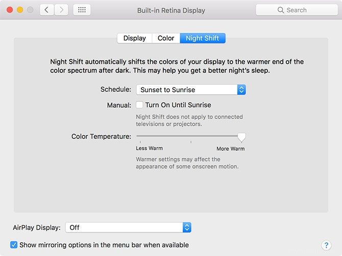 Utiliser un Mac la nuit ? Night Shift et autres applications qui peuvent sauver vos yeux 