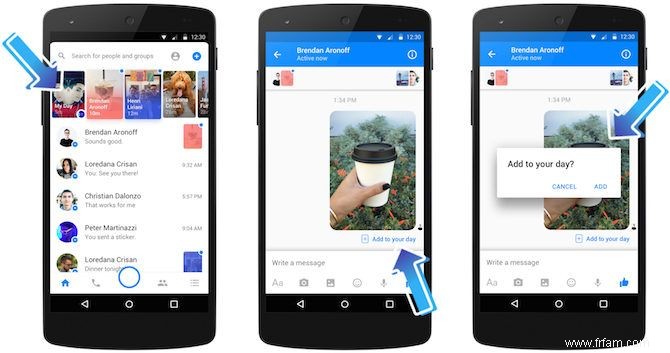 Partagez votre journée sur Facebook Messenger :nouvelle fonctionnalité amusante ou ennuyeuse ? 