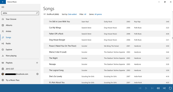 Comment Groove Music rivalise avec MusicBee en tant que meilleur lecteur de musique de bureau pour Windows 