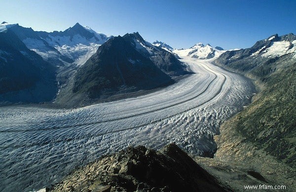 Les glaciers ne sont pas inférieurs aux calottes glaciaires 