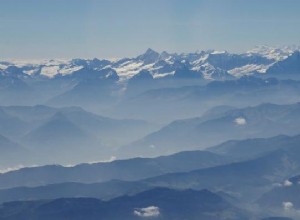 La suie des glaciers fondus 