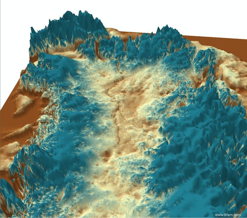 Grand Canyon sous la glace groenlandaise 