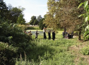 Enterré dans la verdure 