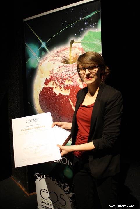 Caroline Eykens remporte le Prix Eos 2013 de la meilleure thèse 