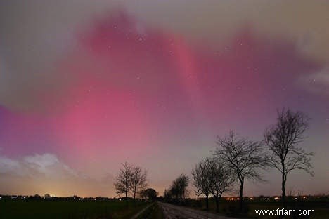 Mardi soir possibilité de voir des aurores boréales 