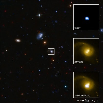 Un trou noir géant a assommé une galaxie 