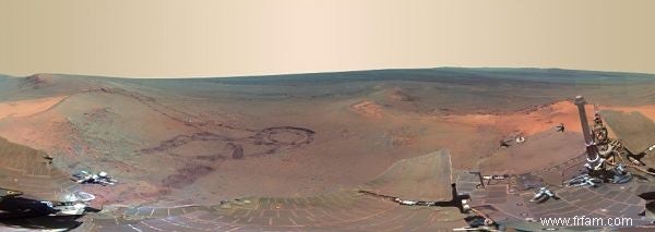 Marswagen Opportunity fait un nouveau panorama 