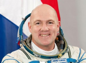 L astronaute Kuipers de retour sur terre 