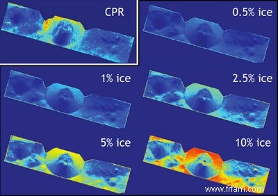 Les murs du cratère lunaire contiennent de la glace 