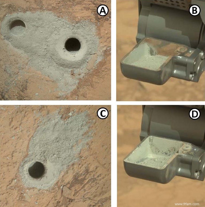 Ancien lac martien sous le site d atterrissage de Curiosity 