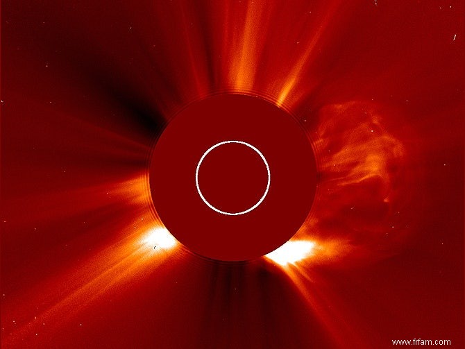 La Terre a échappé aux effets de la super tempête sur le soleil en juillet 2012 