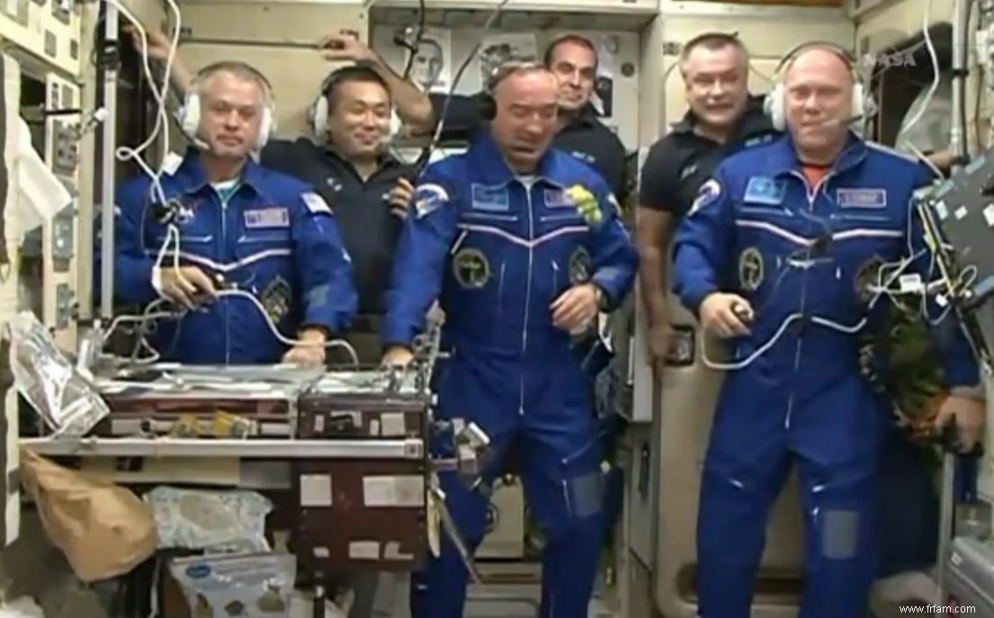 Les astronautes arrivent enfin à l ISS 