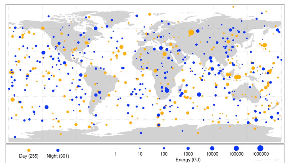 La NASA cartographie les  impacts  des petits astéroïdes 