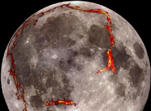 Le  visage  de la Lune est en partie volcanique 