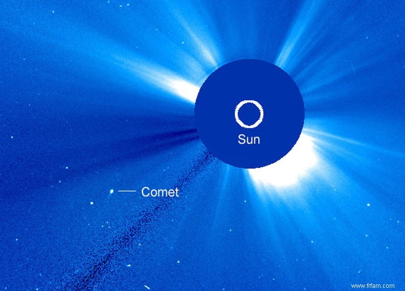 La comète survit au survol du soleil 