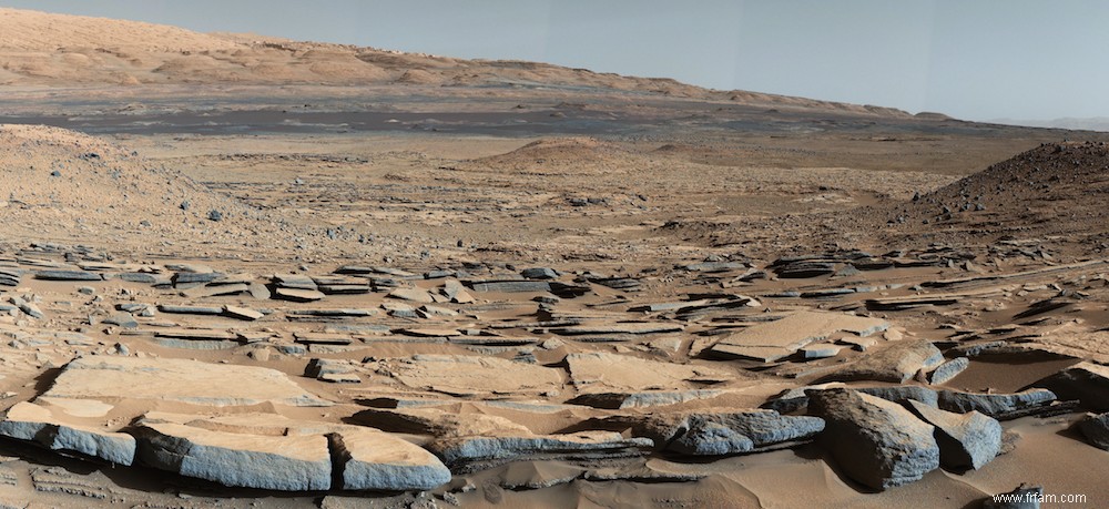 Lacs anciens sur Mars 