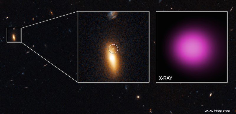 Trou noir errant découvert dans une galaxie lointaine 