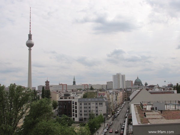 Poussière cosmique dans une gouttière de Berlin 